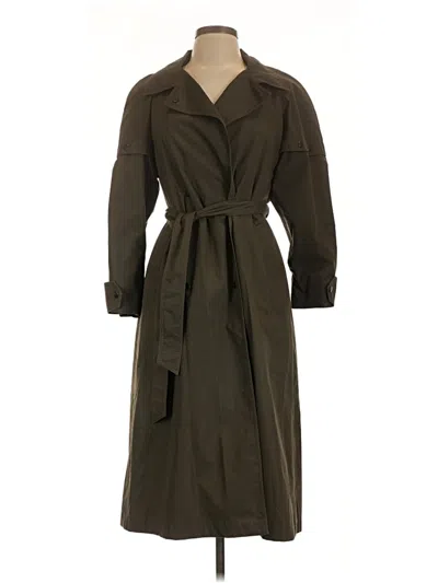 Pre-owned Assorted Brands Trenchcoat In Green
