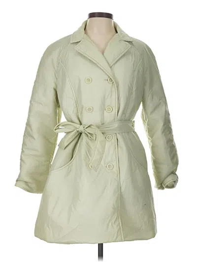 Pre-owned Assorted Brands Trenchcoat In Green