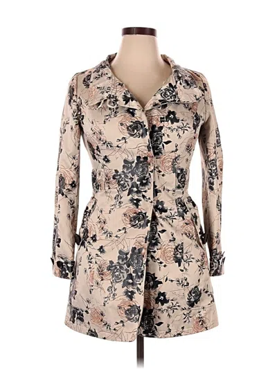 Pre-owned Assorted Brands Trenchcoat In Ivory