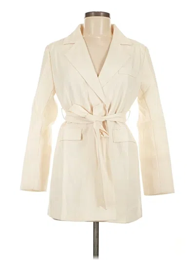 Pre-owned Assorted Brands Trenchcoat In Ivory