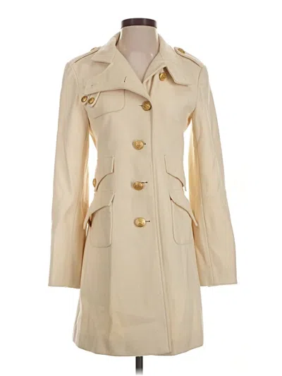 Pre-owned Assorted Brands Trenchcoat In Ivory