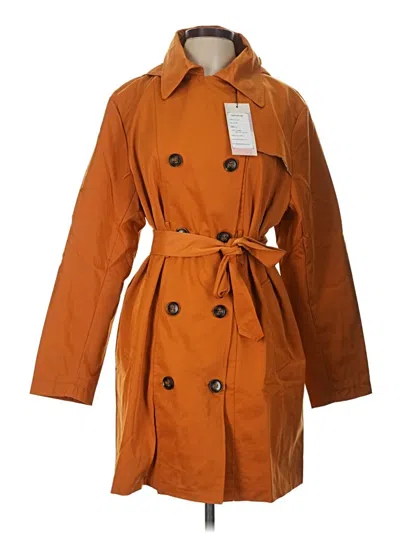 Assorted Brands Trenchcoat In Orange