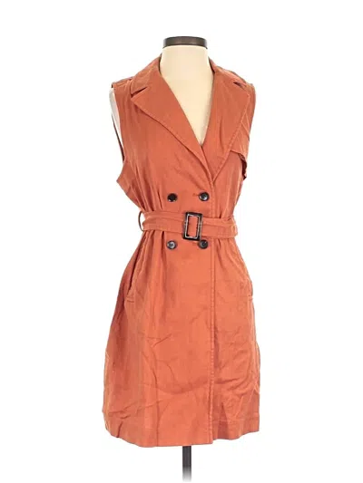 Pre-owned Assorted Brands Trenchcoat In Orange