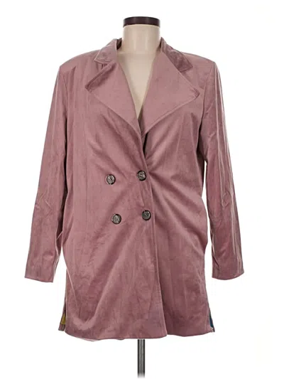 Pre-owned Assorted Brands Trenchcoat In Pink
