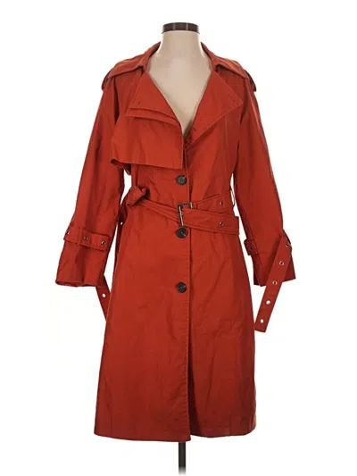 Pre-owned Assorted Brands Trenchcoat In Red