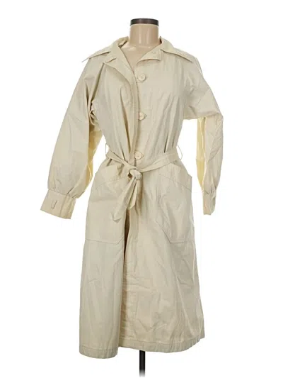 Pre-owned Assorted Brands Trenchcoat In White