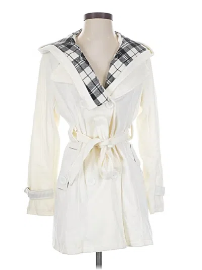 Pre-owned Assorted Brands Trenchcoat In White