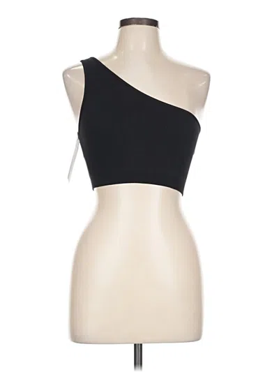Pre-owned Assorted Brands Tube Top Black One Shoulder Neckline Tops