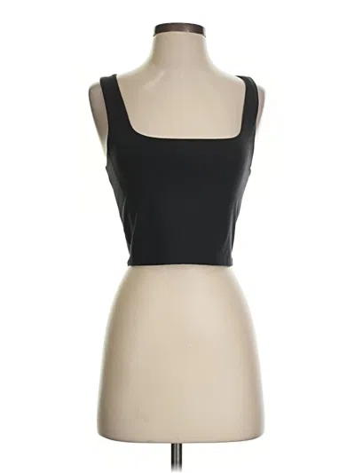Pre-owned Assorted Brands Tube Top Black Square Neckline Tops