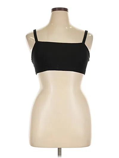 Pre-owned Assorted Brands Tube Top Black Strapless Neckline Tops