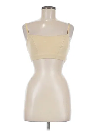 Pre-owned Assorted Brands Tube Top Ivory Strapless Neckline Tops In White