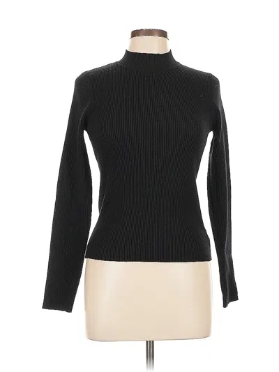 Pre-owned Assorted Brands Turtleneck Sweater In Black