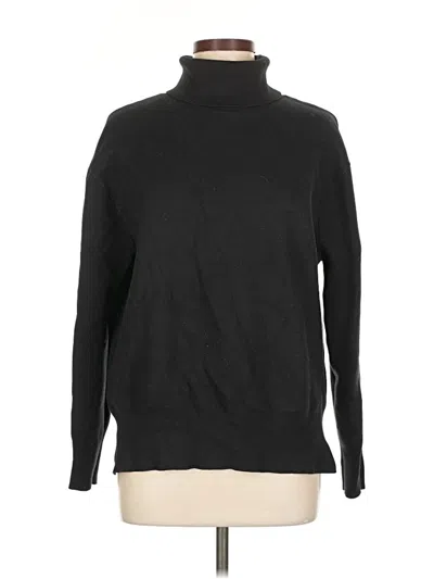 Pre-owned Assorted Brands Turtleneck Sweater In Black