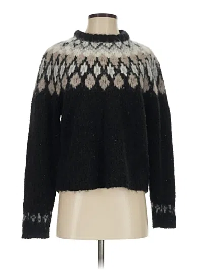 Pre-owned Assorted Brands Turtleneck Sweater In Black
