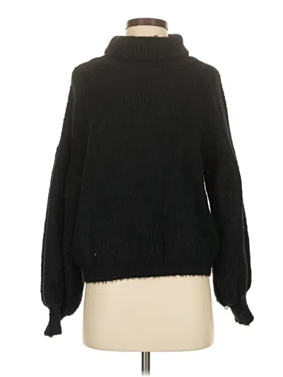 Pre-owned Assorted Brands Turtleneck Sweater In Black