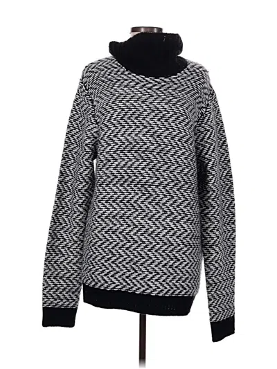 Pre-owned Assorted Brands Turtleneck Sweater In Black