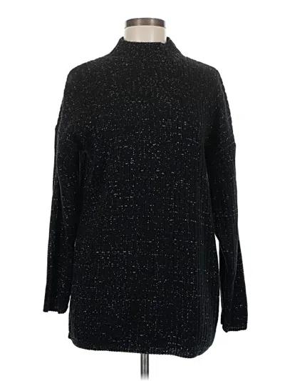 Pre-owned Assorted Brands Turtleneck Sweater In Black