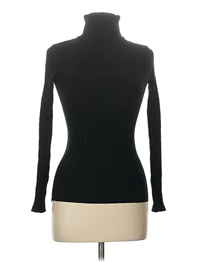 Pre-owned Assorted Brands Turtleneck Sweater In Black