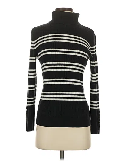 Pre-owned Assorted Brands Turtleneck Sweater In Black