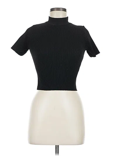 Pre-owned Assorted Brands Turtleneck Sweater In Black