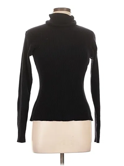 Pre-owned Assorted Brands Turtleneck Sweater In Black
