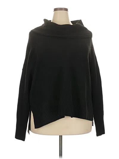 Pre-owned Assorted Brands Turtleneck Sweater In Black