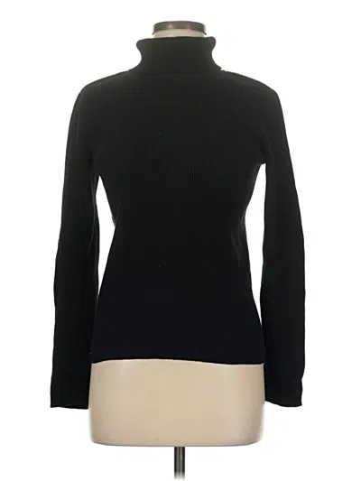 Pre-owned Assorted Brands Turtleneck Sweater In Black