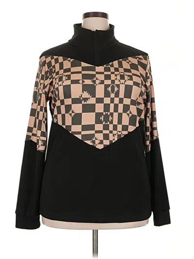 Pre-owned Assorted Brands Turtleneck Sweater In Black