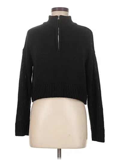 Pre-owned Assorted Brands Turtleneck Sweater In Black