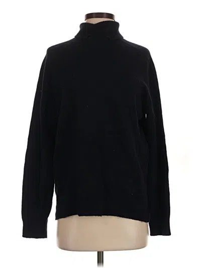 Pre-owned Assorted Brands Turtleneck Sweater In Black