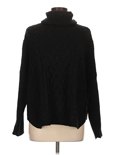 Pre-owned Assorted Brands Turtleneck Sweater In Black