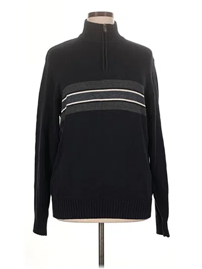 Pre-owned Assorted Brands Turtleneck Sweater In Black