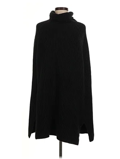 Pre-owned Assorted Brands Turtleneck Sweater In Black