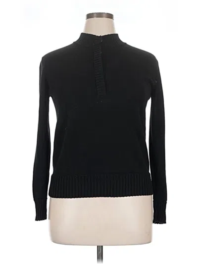 Pre-owned Assorted Brands Turtleneck Sweater In Black