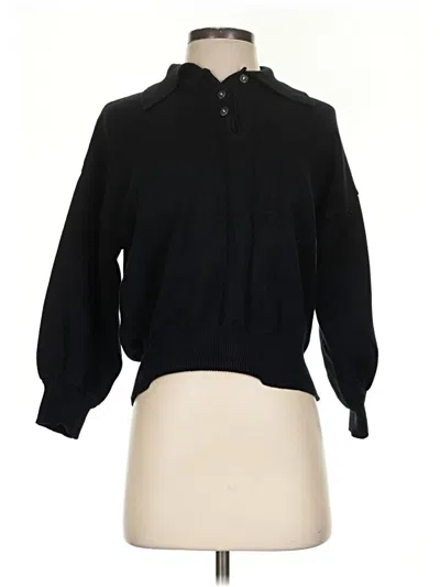 Pre-owned Assorted Brands Turtleneck Sweater In Black