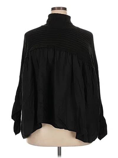 Pre-owned Assorted Brands Turtleneck Sweater In Black