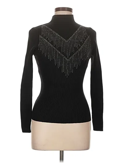 Pre-owned Assorted Brands Turtleneck Sweater In Black