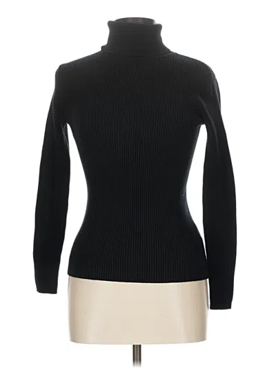 Pre-owned Assorted Brands Turtleneck Sweater In Black