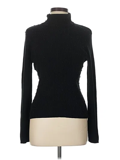 Pre-owned Assorted Brands Turtleneck Sweater In Black