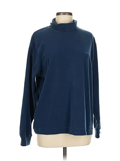 Pre-owned Assorted Brands Turtleneck Sweater In Blue