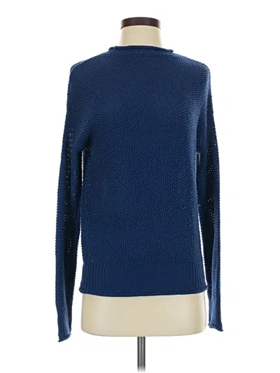 Pre-owned Assorted Brands Turtleneck Sweater In Blue