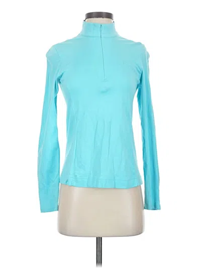 Pre-owned Assorted Brands Turtleneck Sweater In Blue