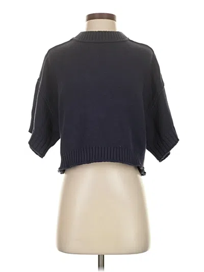 Pre-owned Assorted Brands Turtleneck Sweater In Blue