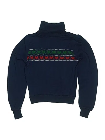 Pre-owned Assorted Brands Kids' Turtleneck Sweater In Blue