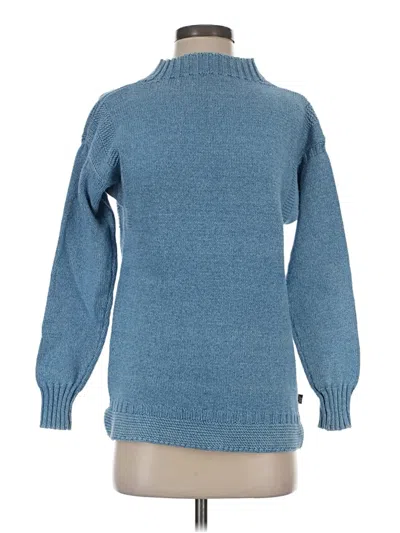Pre-owned Assorted Brands Turtleneck Sweater In Blue