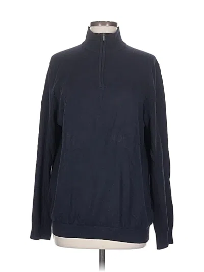 Pre-owned Assorted Brands Turtleneck Sweater In Blue