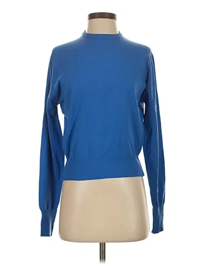 Pre-owned Assorted Brands Turtleneck Sweater In Blue