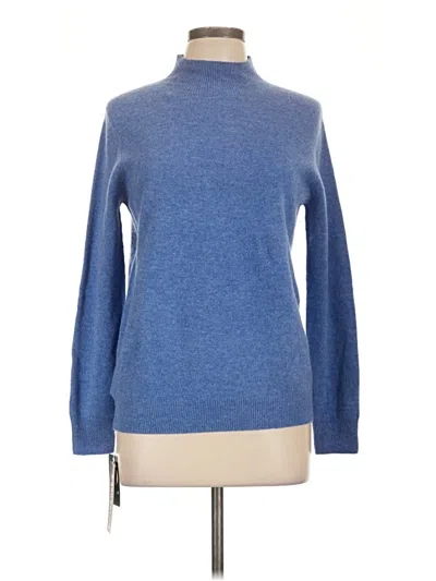 Pre-owned Assorted Brands Turtleneck Sweater In Blue