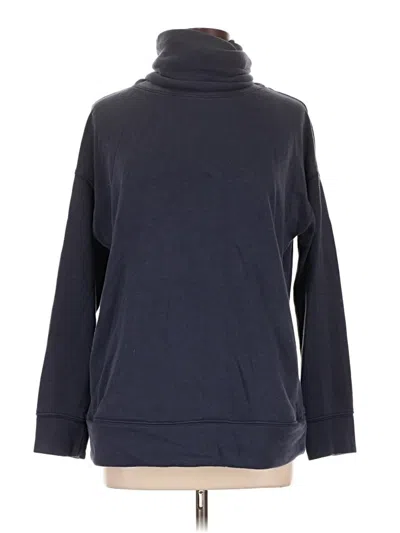 Pre-owned Assorted Brands Turtleneck Sweater In Blue