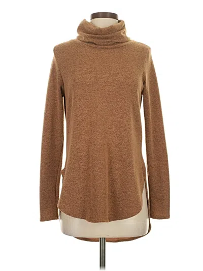 Pre-owned Assorted Brands Turtleneck Sweater In Brown